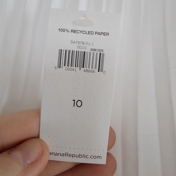 Banana Republuc White Pleated Maxi Skirt - Picture 4 of 5